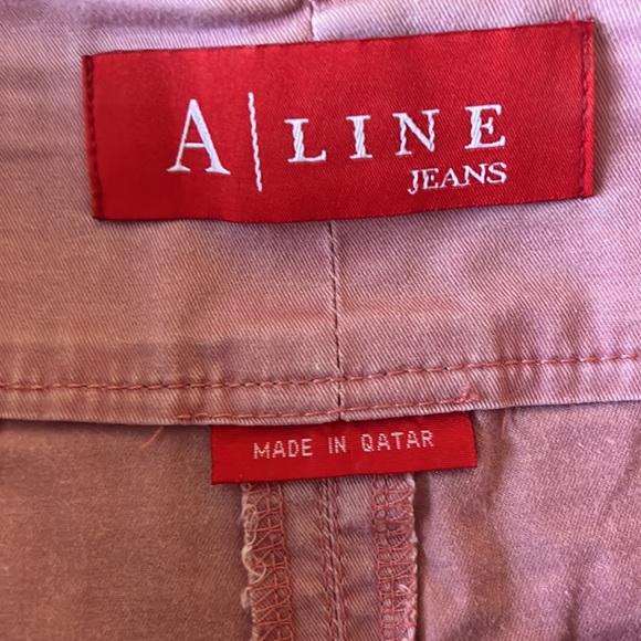 Pleated Pink Cotton Skirt - Picture 4 of 6